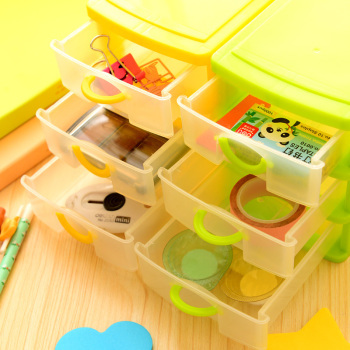 精致收纳，尽在指尖 桌面多彩迷你抽屉式整理盒的全方位收纳魅力